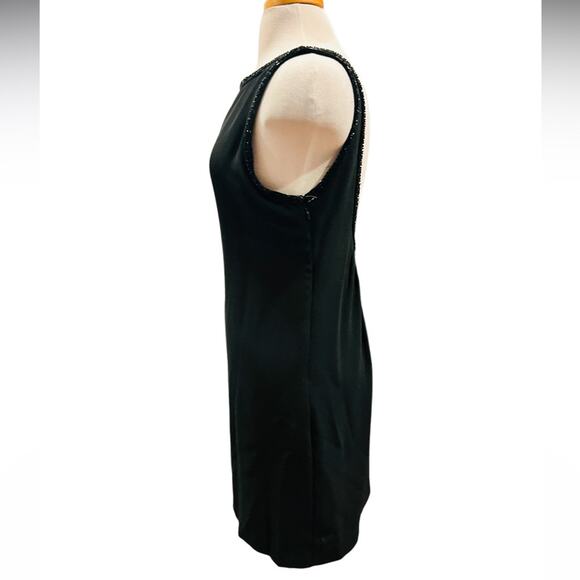 Laundry by Shelli Segal Beaded Sleeveless Low Back Dresss Size 14 NWT - Picture 5 of 8